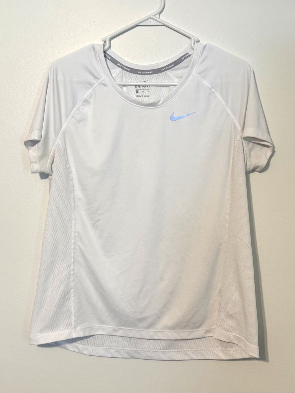 Nike Dri-FIT Women’s Dry Miller Running T-Shirt Size XL White